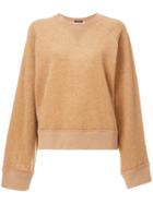 R13 Camel Fur Sweater - Nude & Neutrals