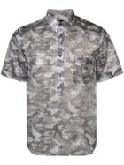 Comme Des Garçons Homme Plus Camouflage Print Short-sleeve Shirt -