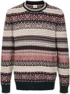 Kent & Curwen Intarsia Knit Jumper - White