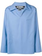 Jacquemus V-neck Slip On Shirt - Blue