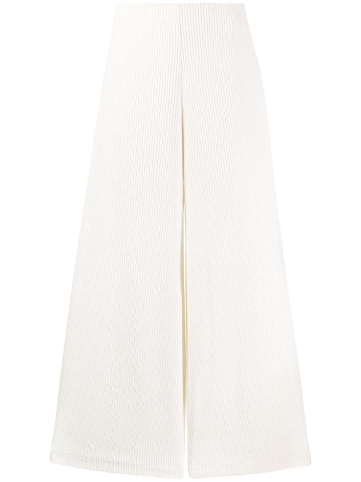 Stefano Mortari Flared Corduroy Trousers - Neutrals