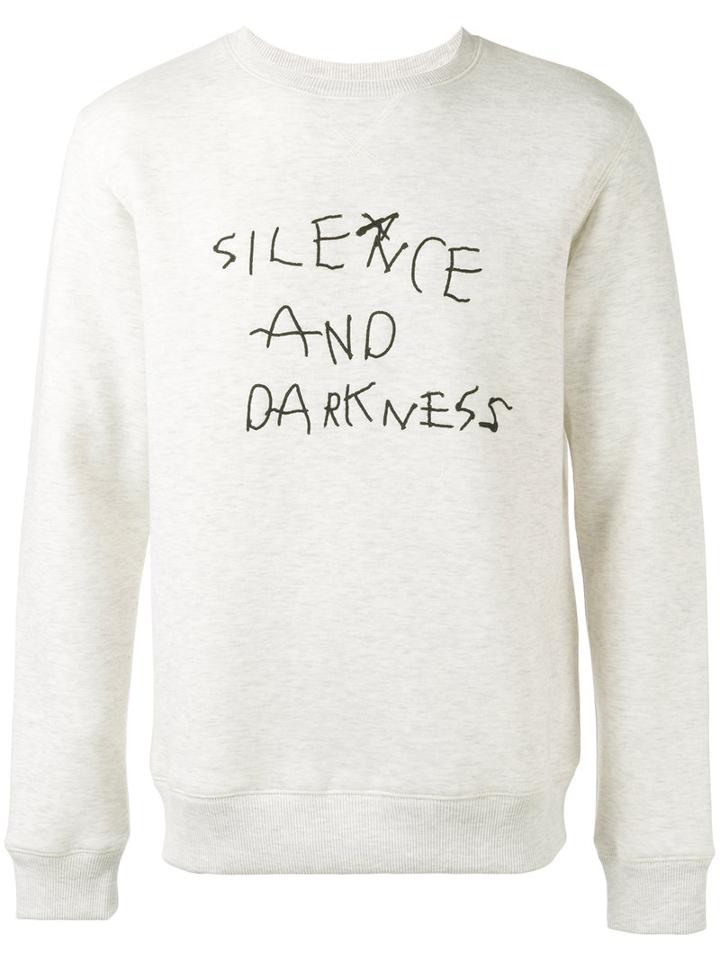 Soulland Silence Sweatshirt, Men's, Size: Large, White, Cotton
