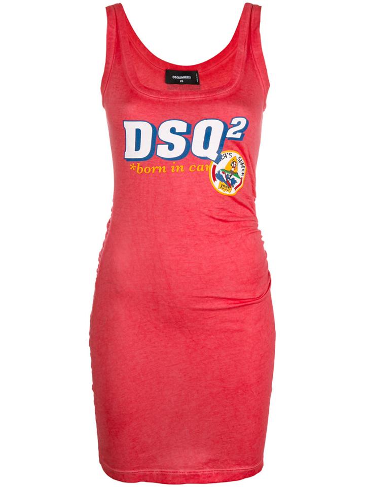 Dsquared2 Born In Canada Mini Tank Dress