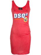 Dsquared2 Born In Canada Mini Tank Dress