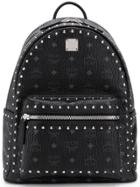 Mcm Studded Stark Backpack - Black