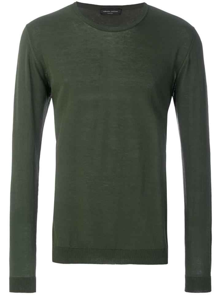 Roberto Collina Classic Sweater - Green