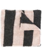 Faliero Sarti Long Striped Scarf - Neutrals