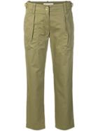 Michael Michael Kors Cropped Cargo Trousers - Green
