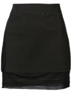 Musée Contrast Panel Mini Skirt