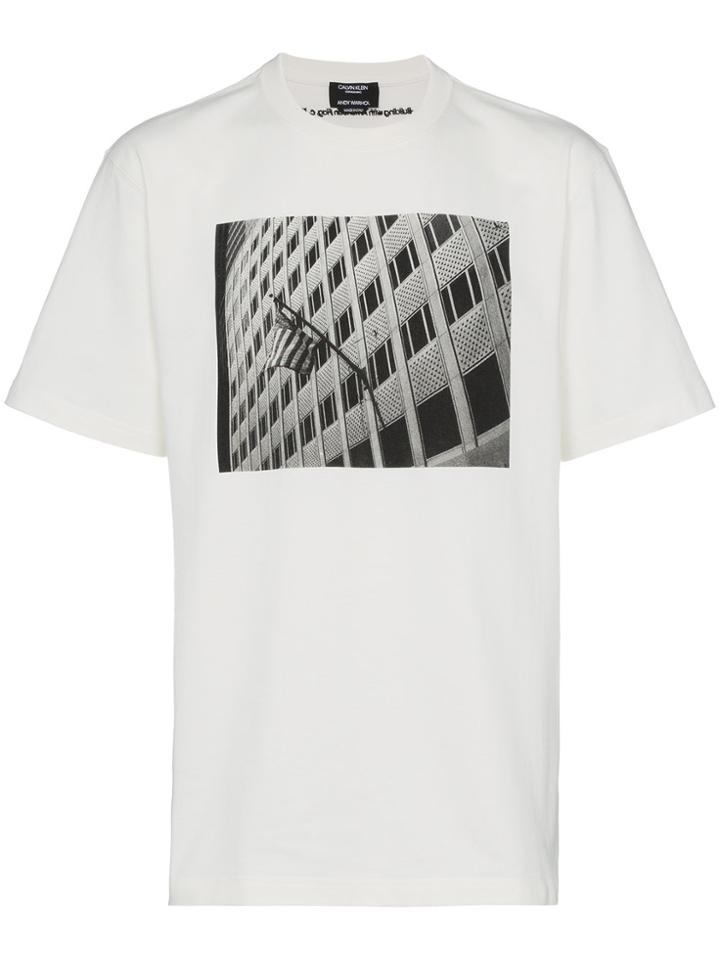 Calvin Klein 205w39nyc X Andy Warhol Foundation Building T-shirt -