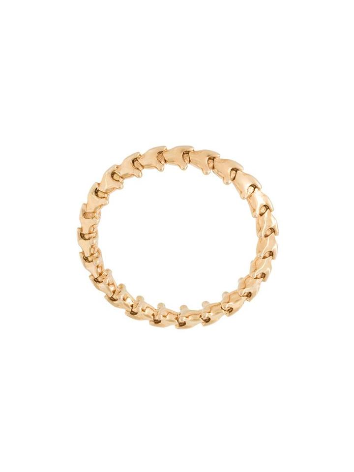 Shaun Leane 18kt Rose Gold 'serpent's Trace' Ring, Women's, Size: 62, Metallic