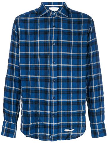 Tintoria Mattei Plaid Long-sleeve Shirt - Blue