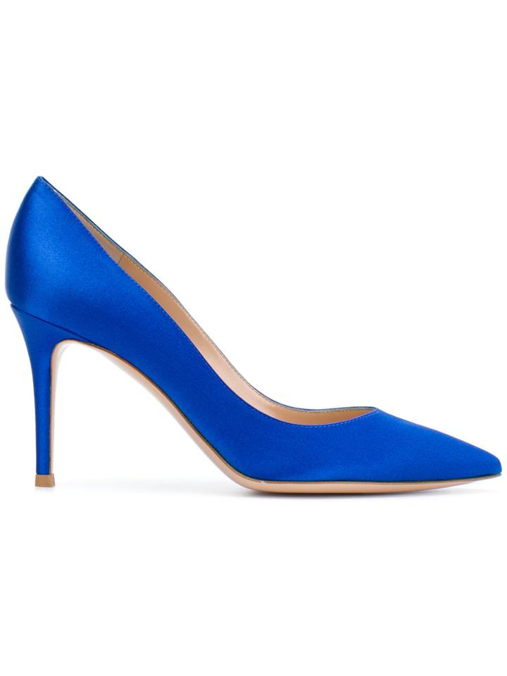 Gianvito Rossi Pointed Toe Pumps - Blue