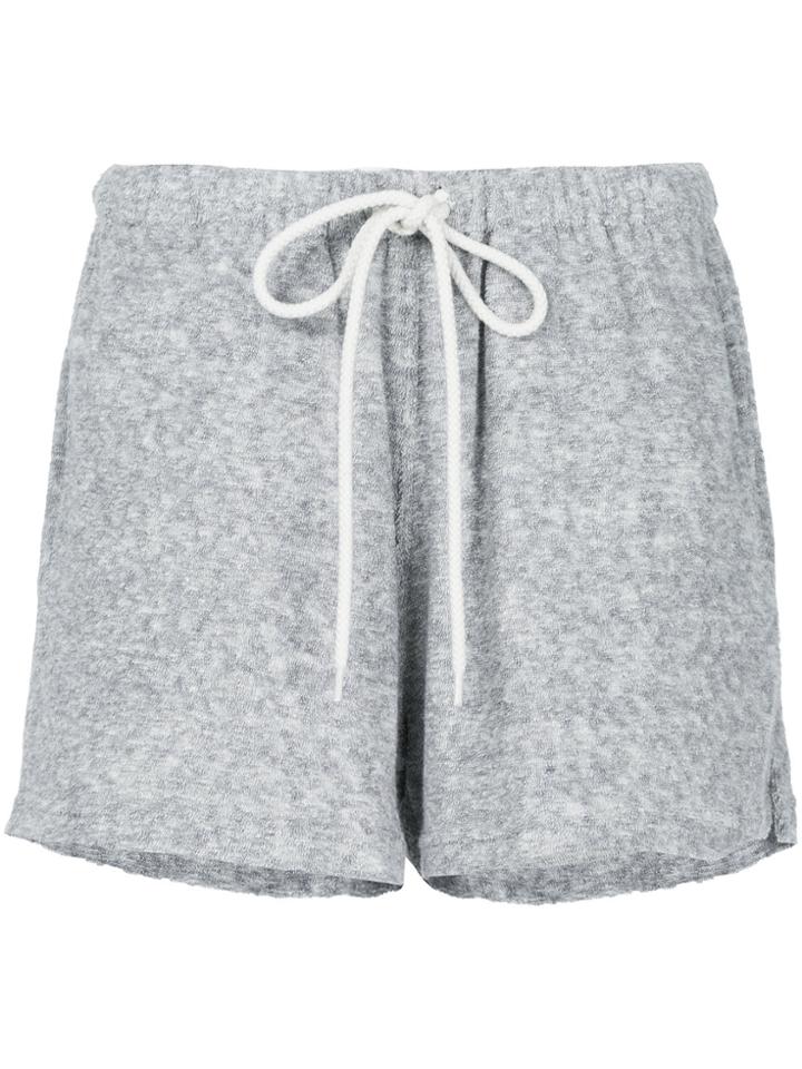 Bassike French Terry Cuffed Beach Shorts - Grey