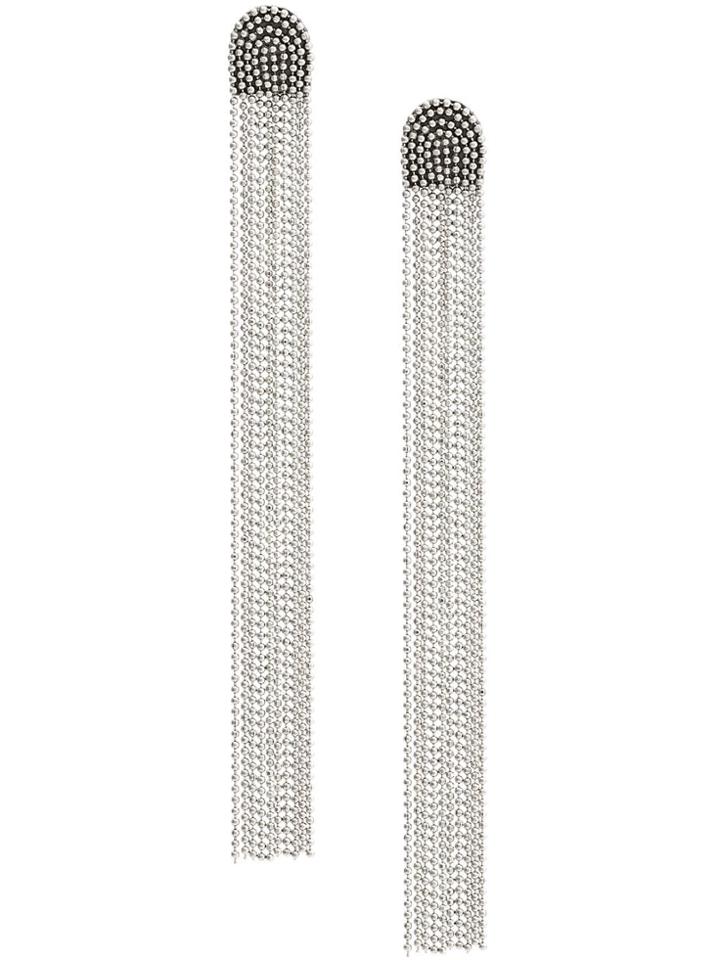 Fabiana Filippi Multi String Earrings - Silver