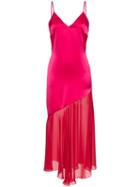 Racil Spaghetti Strap V-neck Maxi Dress - Pink