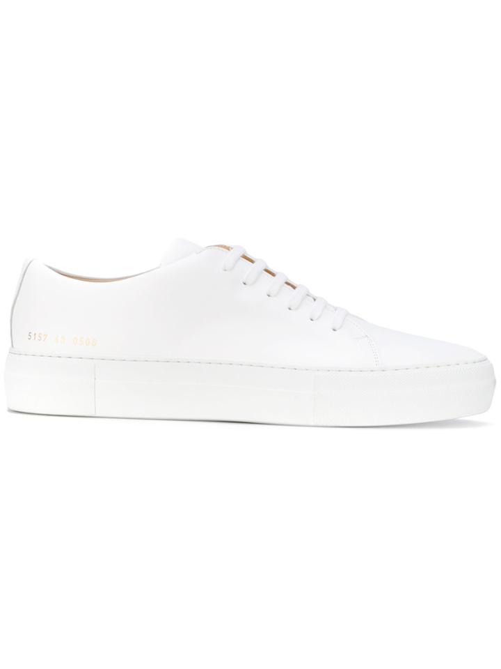 Common Projects Court Low Top Sneakers - White