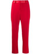 Zadig & Voltaire Panda Satin Crepe Trousers - Red