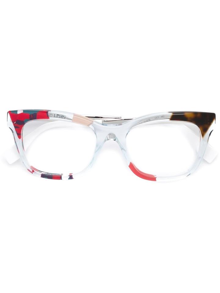 Fendi Rectangular Frame Glasses