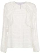 Nk Collection Ruffled Blouse - White