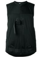 Y-3 Belted Gilet, Men's, Size: Medium, Black, Polyester/polyurethane/polyamide