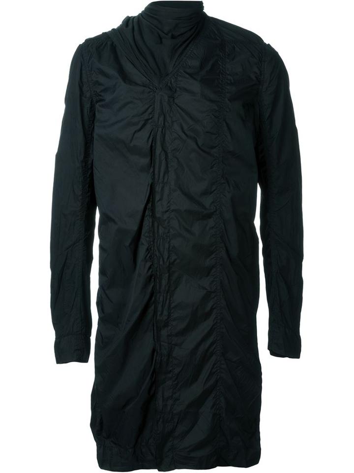 Rick Owens Drkshdw Buttoned Raincoat
