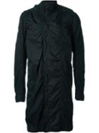 Rick Owens Drkshdw Buttoned Raincoat
