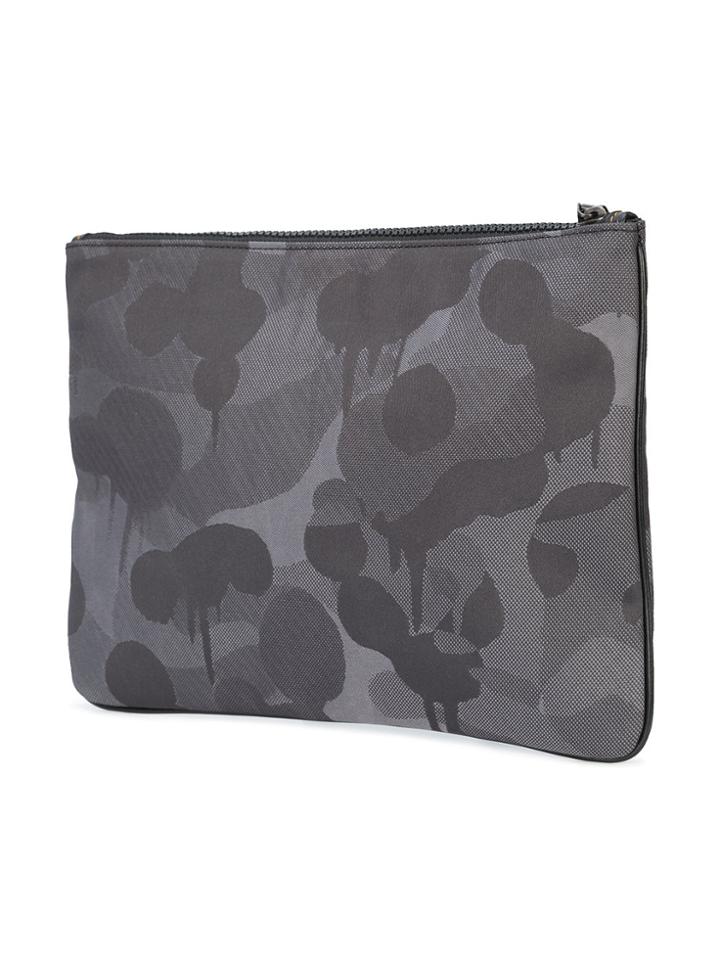 Coach Wild Beasts Print Pouch - Grey