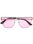 Mcq By Alexander Mcqueen Eyewear Cat Eye Aviators - Pink