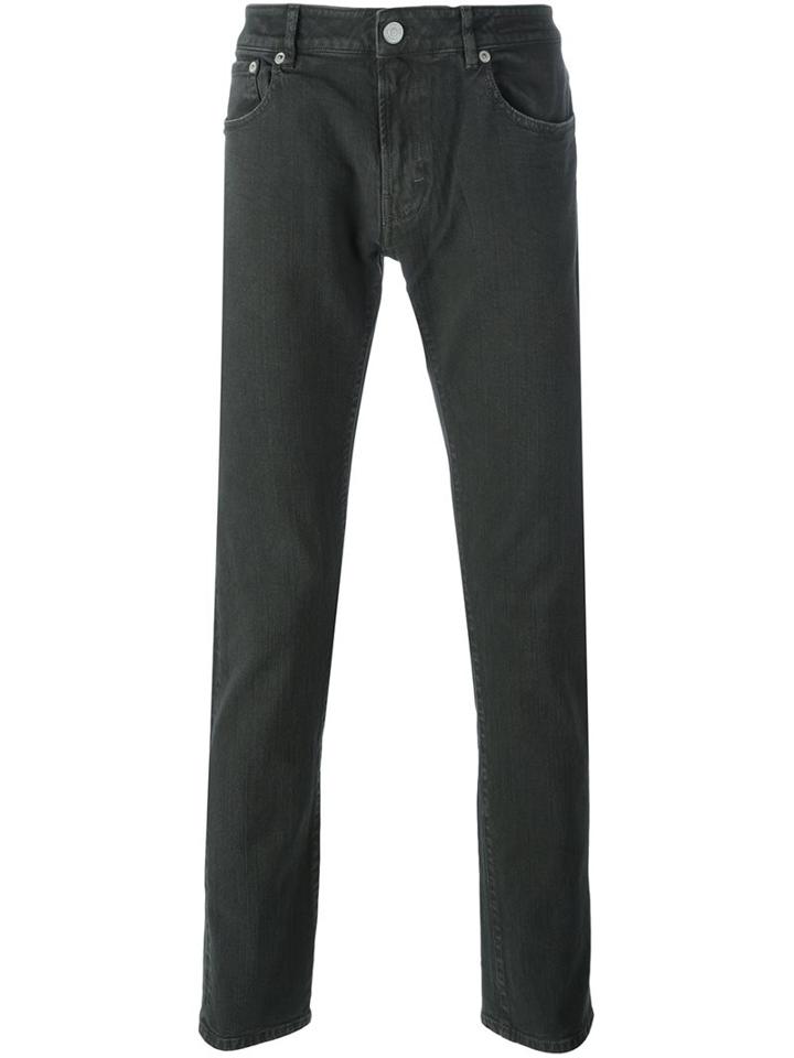 Pt05 Slim Fit Chinos, Men's, Size: 32, Green, Cotton/spandex/elastane