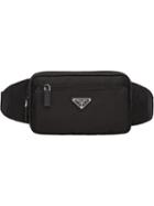 Prada Logo Belt Bag - F0002 Black