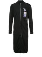 11 By Boris Bidjan Saberi Long Bomber Jacket - Black