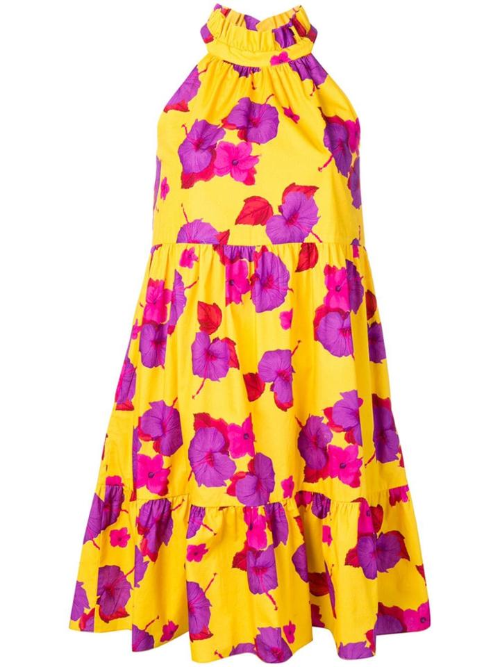 Borgo De Nor Margot Poplin Dress - Yellow