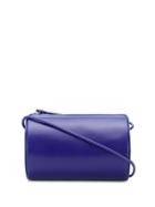 Building Block Cylinder Sling Shoulder Bag - Blue