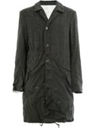 Greg Lauren Herringbone Fishtail Parka Artist Coats - Grey