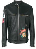 Paul Smith Flower Painted Jacket - Black