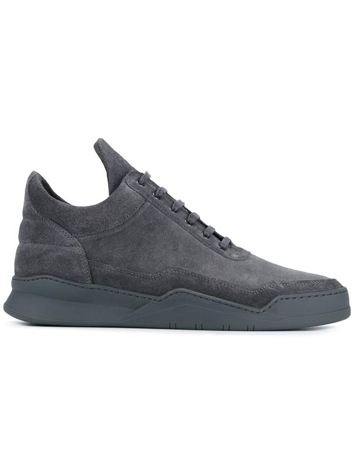 Filling Pieces Suede Low Top Sneakers