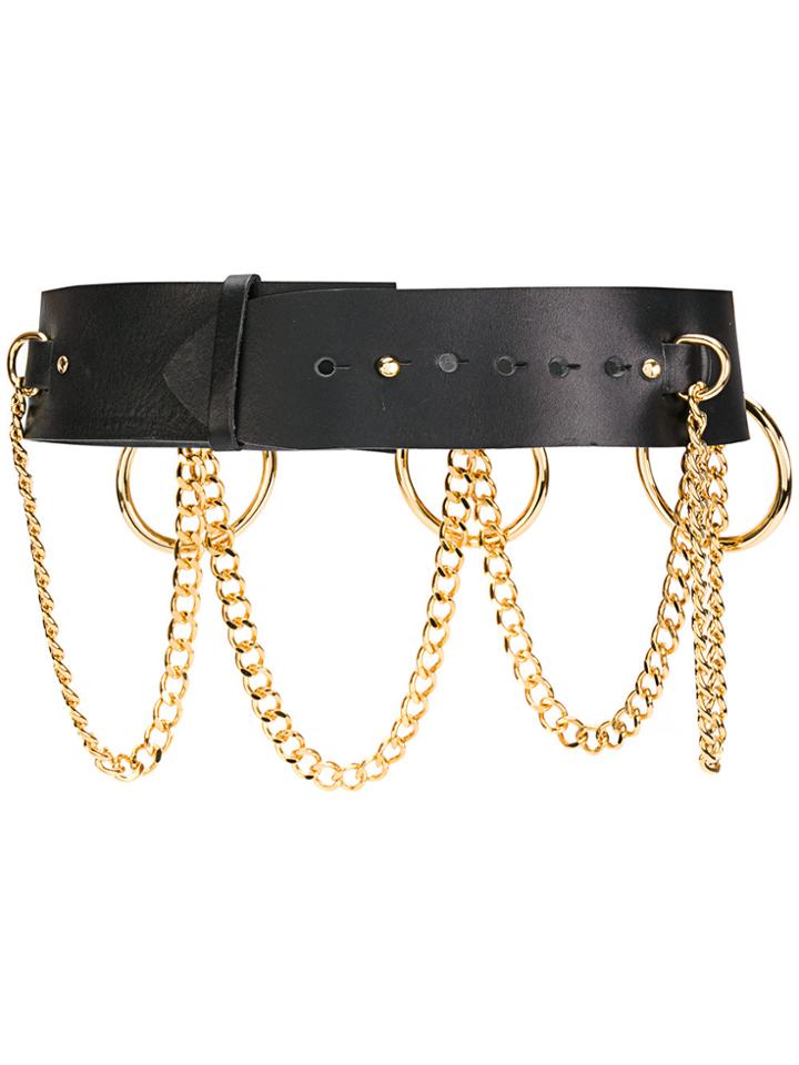 Absidem Vicious Chain O-ring Belt - Black