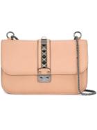 Valentino Medium 'glam Lock' Shoulder Bag, Women's, Nude/neutrals