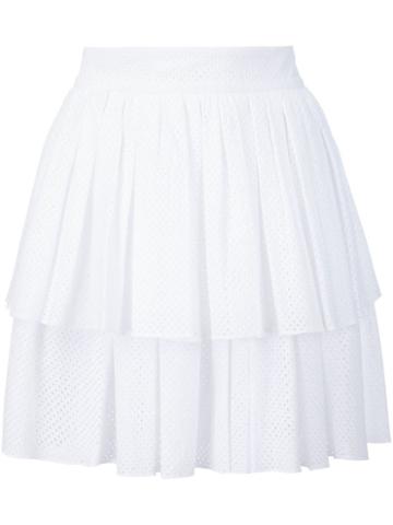 Sophie Theallet Perforated Layered Skirt