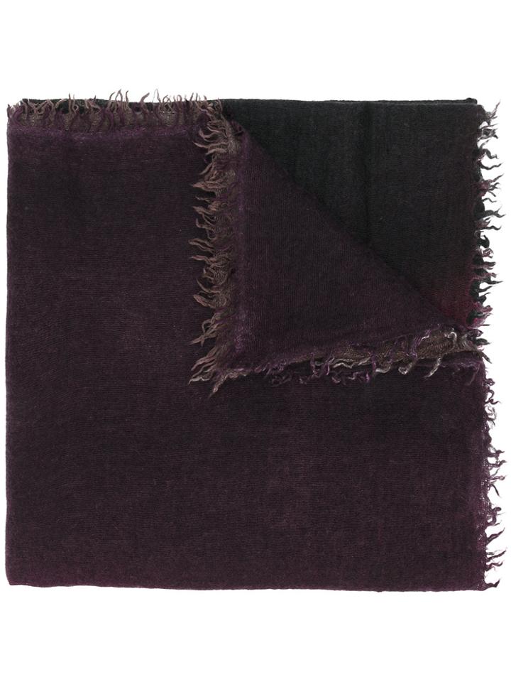 Faliero Sarti Gradient Knitted Scarf - Grey