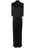 Chalayan Slash Neck Dress - Black