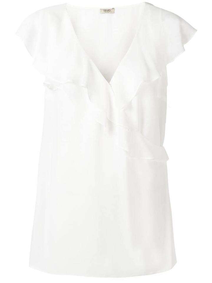 Liu Jo Ruffled Blouse - White