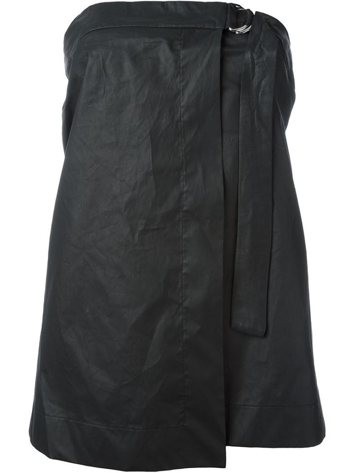 Erika Cavallini Strapless Buckle Strap Top