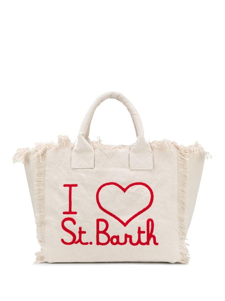 Mc2 Saint Barth Vanity I Love St. Barth Tote - Neutrals
