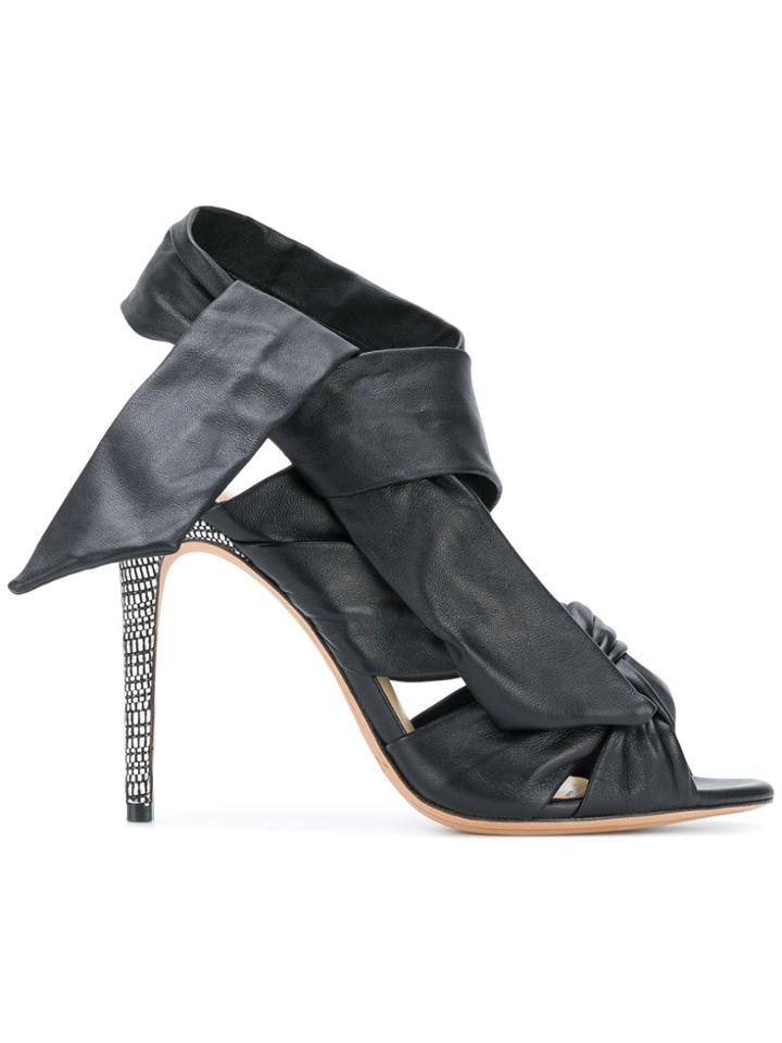 Alexandre Birman Maleah Ankle-wrap Sandals - Black