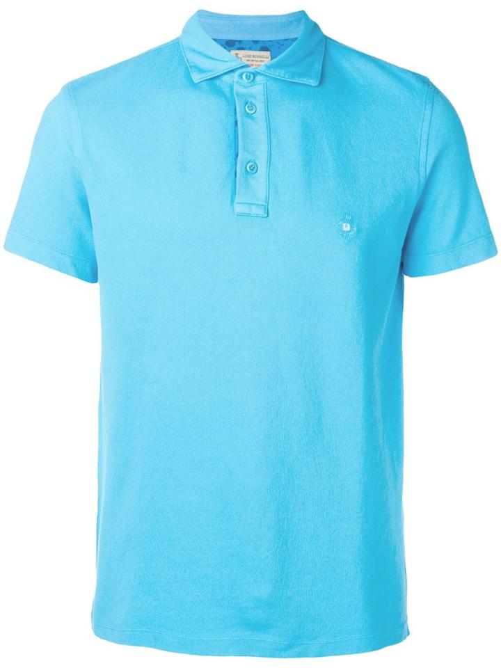Borrelli Short Sleeve Polo Shirt - Blue