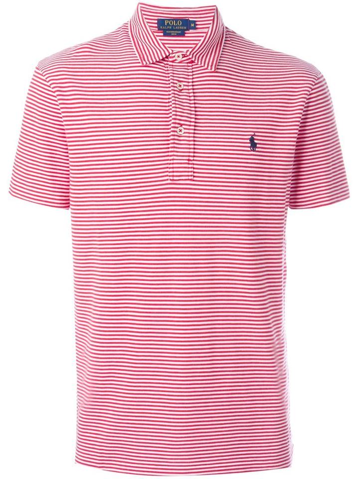 Polo Ralph Lauren Striped Polo Shirt, Men's, Size: Xl, Red, Cotton
