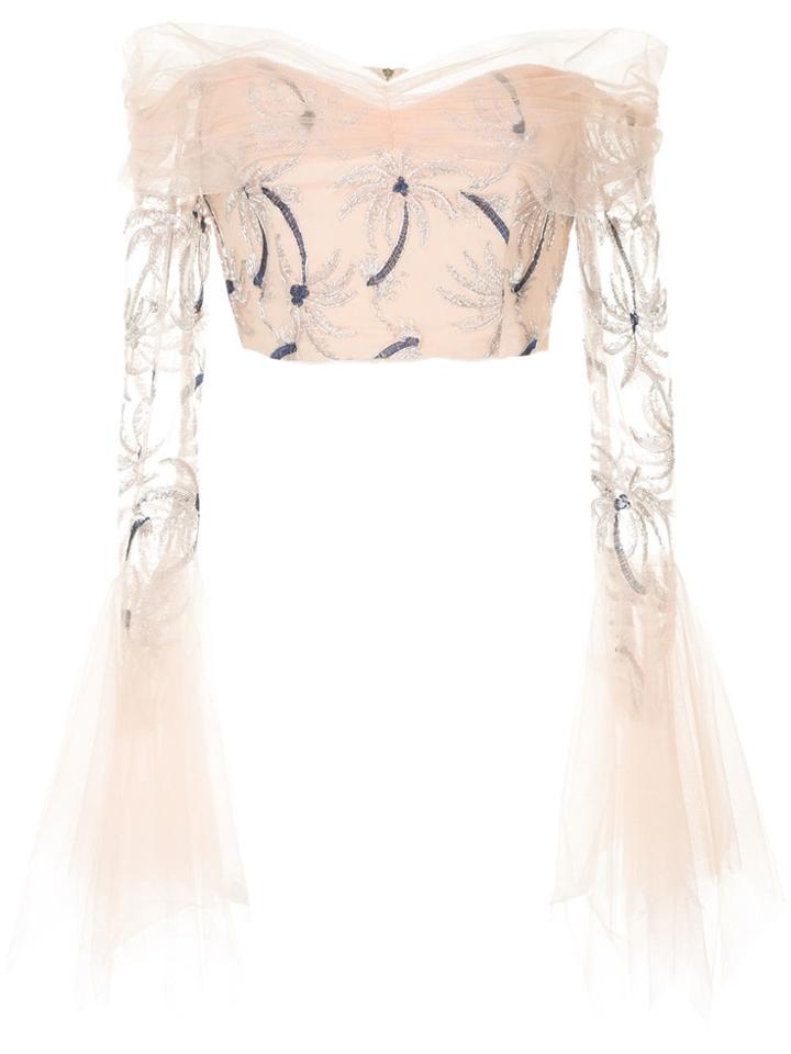 Alice Mccall Haiku Off-the-shoulder Top - Neutrals