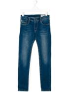 Diesel Kids - Five Pockets Skinny Jeans - Kids - Cotton/polyester/spandex/elastane - 16 Yrs, Blue